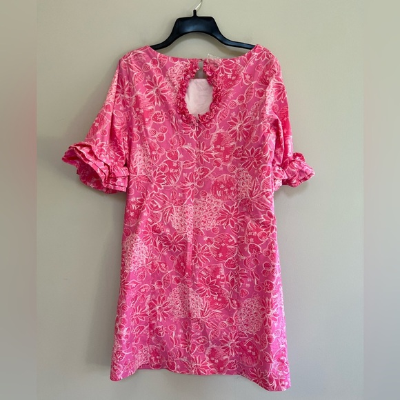 Lilly Pulitzer Fiesta Pineapples and Floral Print Dress in Nina Pina Pink, 10 - Picture 3 of 11